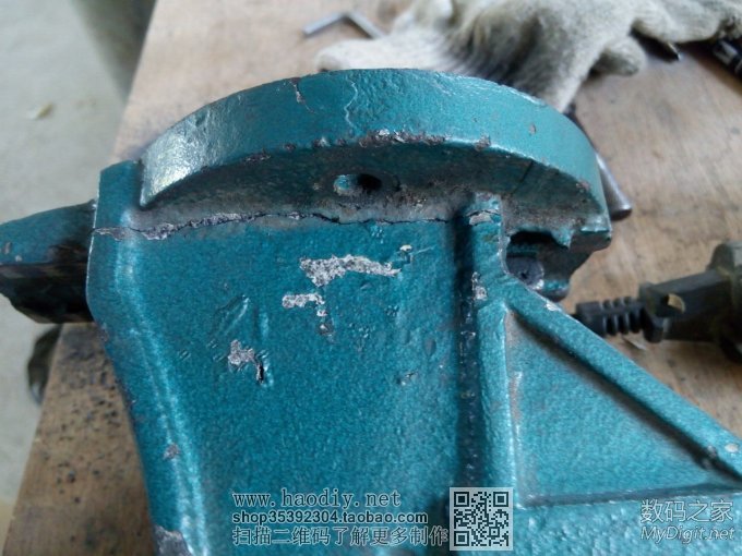 一次几乎不可能完成的维修,巧修台虎钳 一次几乎不可能完成的维修,巧修台虎钳