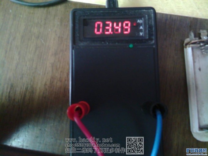 【参赛】小数字表外壳。加。成品电路板。完美DIY电池容量测试仪