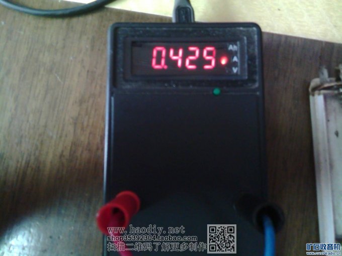 【参赛】小数字表外壳。加。成品电路板。完美DIY电池容量测试仪