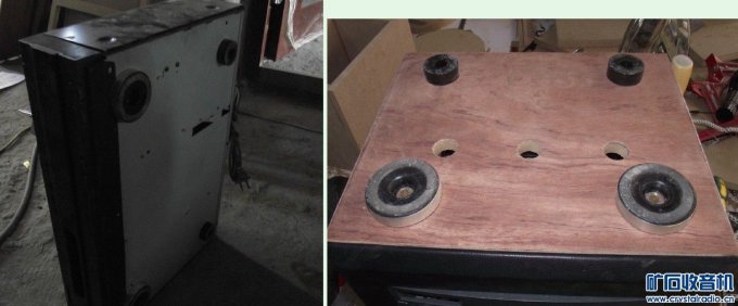 【参赛】DIY车机 加 黑胡桃实木  优雅3寸 全频迷宫音箱 组合