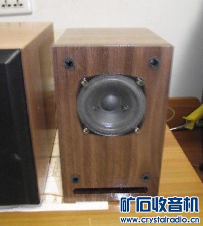 【参赛】DIY车机 加 黑胡桃实木  优雅3寸 全频迷宫音箱 组合