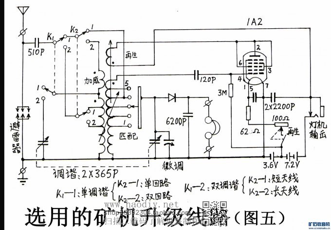 【参赛】升级的《完美矿石收音机》—可加再生  可为单灯