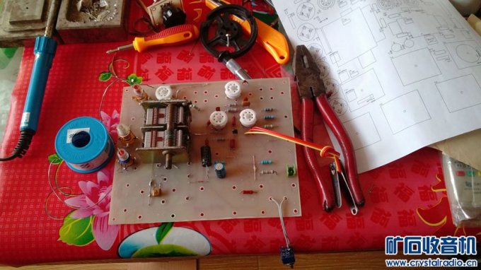 【参赛】直流三波段四灯电子管收音机