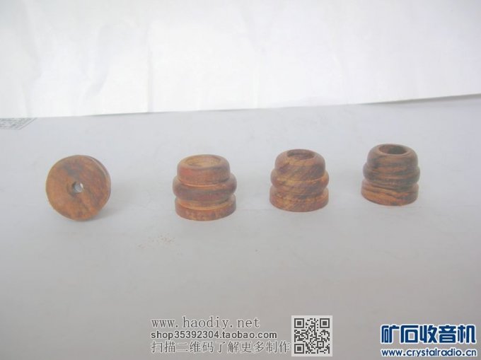 做好的四兄弟.JPG 【参赛】全手工制作的仿古矿石收音机(将陆续介绍制作过程)