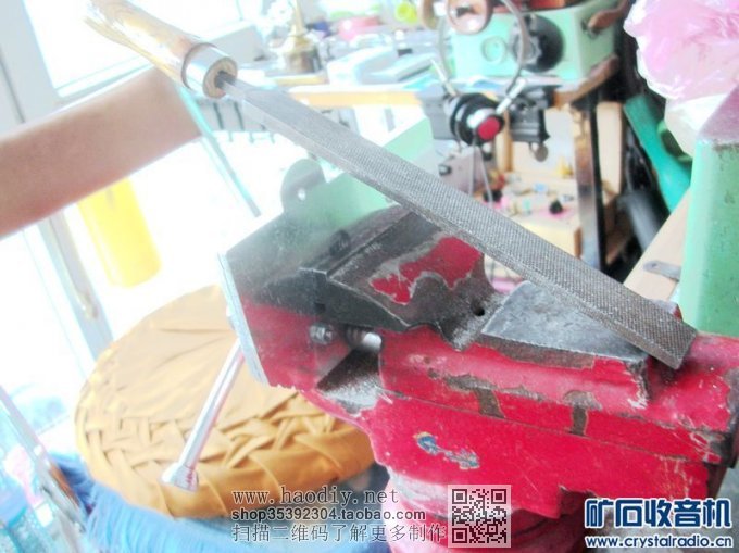 【参赛】全手工制作的仿古矿石收音机(将陆续介绍制作过程)