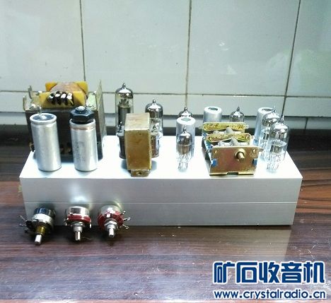 装了一台胆fm调频收音机出声了——喜,没有仪器,下一步该如何调