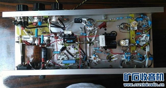 装了一台胆fm调频收音机出声了——喜,没有仪器,下一步该如何调