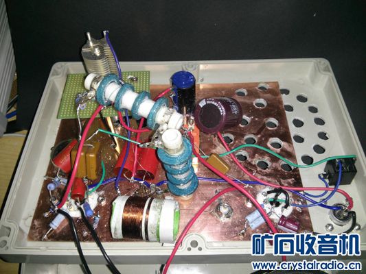 paraset短波电台收讯部自制