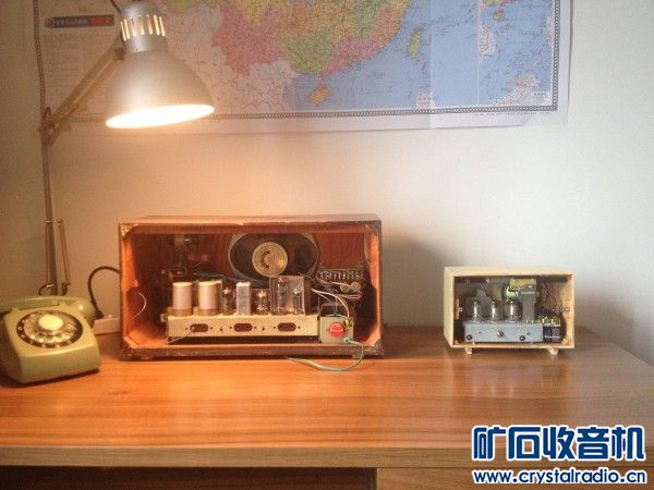 复古电池式再生三灯机完成