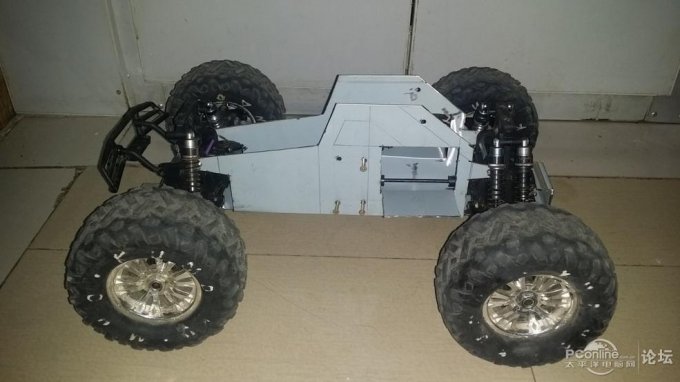 点击查看原图 攒个啥都能发帖吗,我来发个DIY遥控车的……