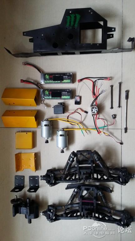 点击查看原图 攒个啥都能发帖吗,我来发个DIY遥控车的……