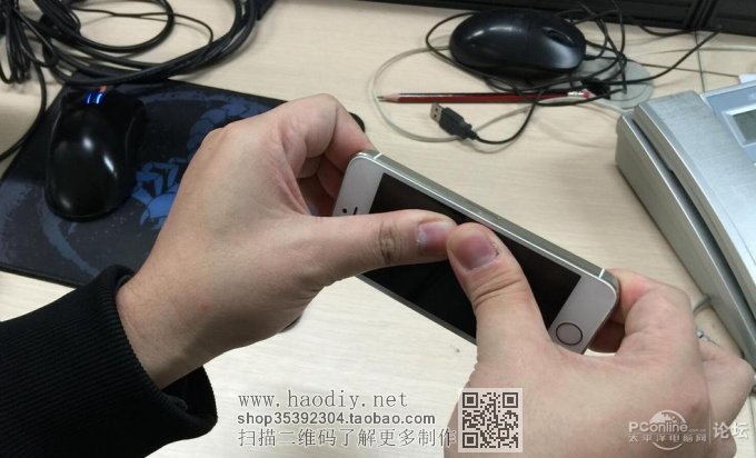 点击查看原图 【旋风原创】Iphone坐弯了肿么办?掰直了就好了!