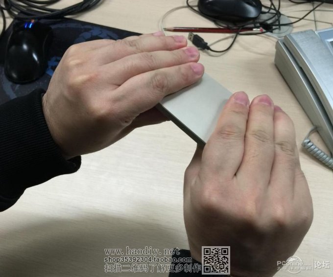 点击查看原图 【旋风原创】Iphone坐弯了肿么办?掰直了就好了!