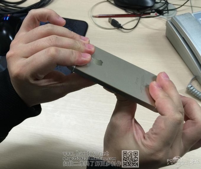 点击查看原图 【旋风原创】Iphone坐弯了肿么办?掰直了就好了!