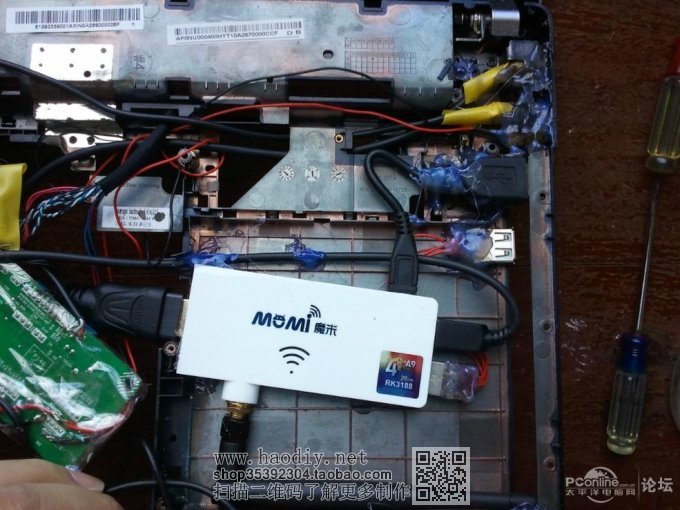 点击查看原图  坏笔记本被改成安卓电脑了