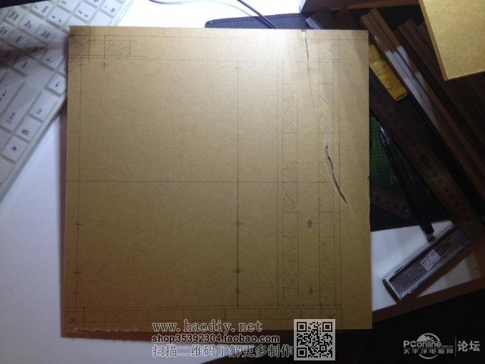 点击查看原图 DIY纯手工打造透明亚克力机箱