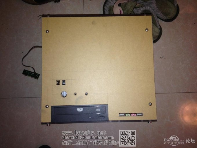 点击查看原图 DIY纯手工打造透明亚克力机箱