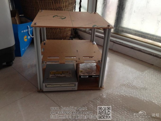 点击查看原图 DIY纯手工打造透明亚克力机箱