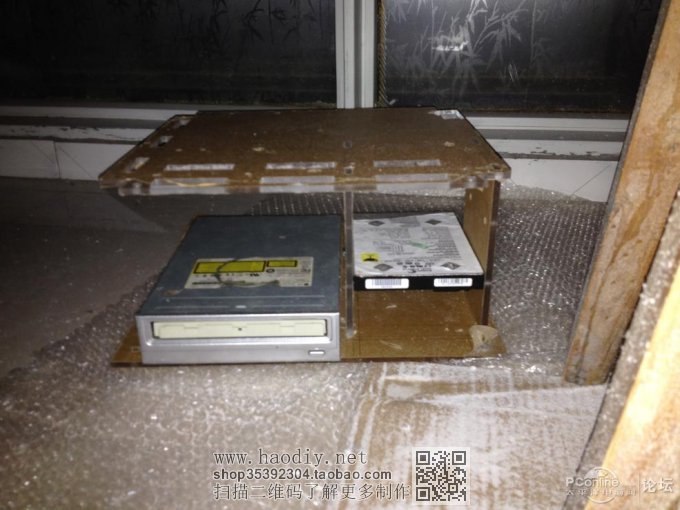 点击查看原图 DIY纯手工打造透明亚克力机箱