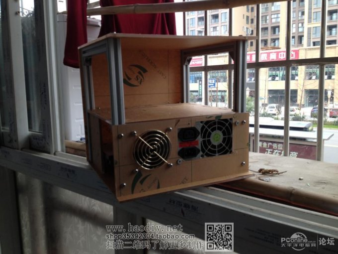 点击查看原图 DIY纯手工打造透明亚克力机箱