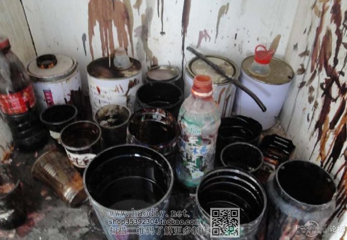 点击查看原图 辰小桀给力折腾 机箱MOD——黑色恶魔变身白色天使 废铁架电脑机