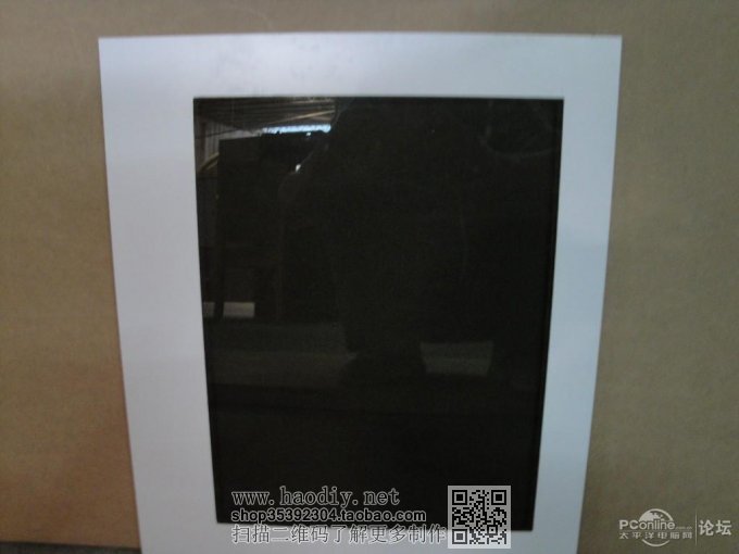 点击查看原图 辰小桀给力折腾 机箱MOD——黑色恶魔变身白色天使 废铁架电脑机