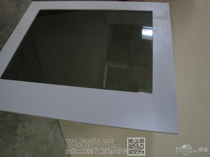 点击查看原图 辰小桀给力折腾 机箱MOD——黑色恶魔变身白色天使 废铁架电脑机