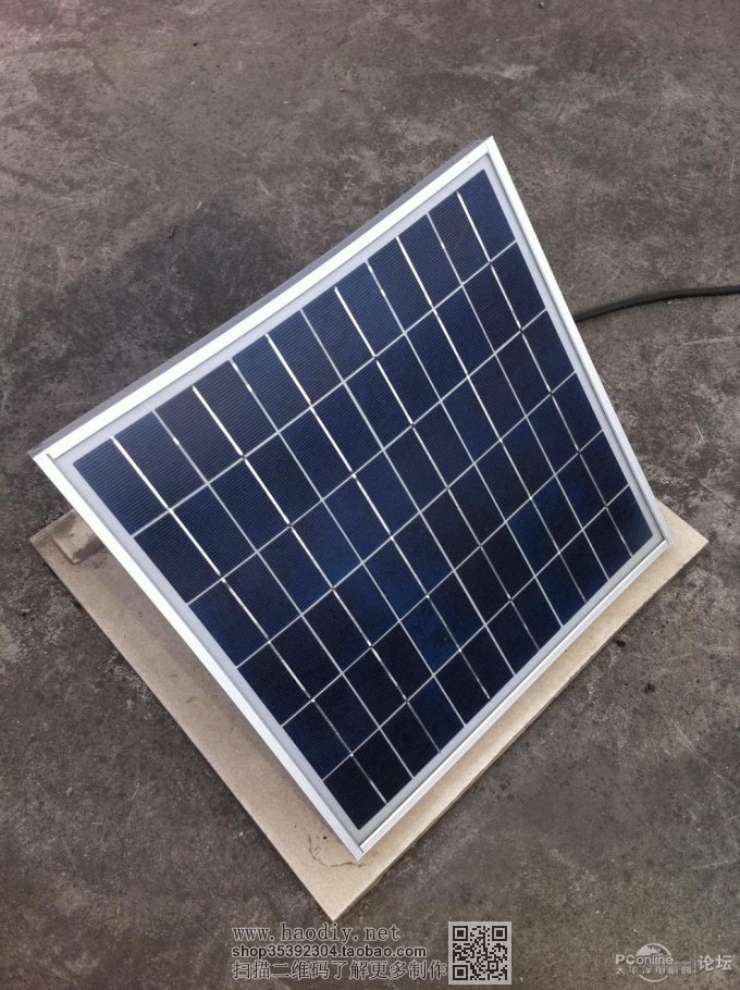 点击查看原图 太阳能电池+蓄电池→USB充电+防盗器+LED照明+UPS