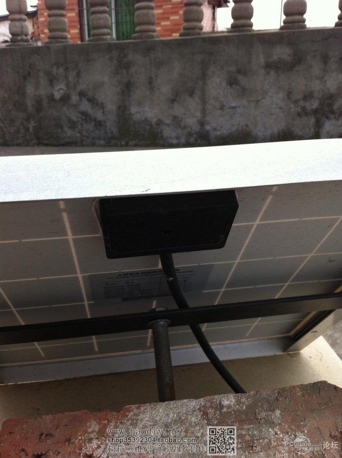 点击查看原图 太阳能电池+蓄电池→USB充电+防盗器+LED照明+UPS