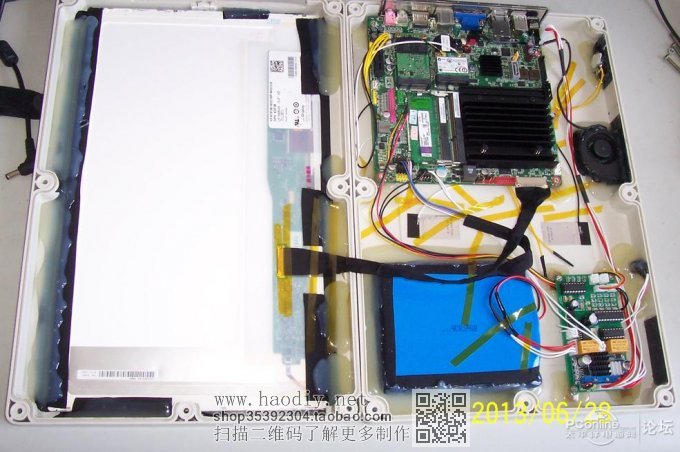 点击查看原图 通用17*17工控板DIY平板电脑 直接驱动LVDS屏,使用英特尔DN2800M
