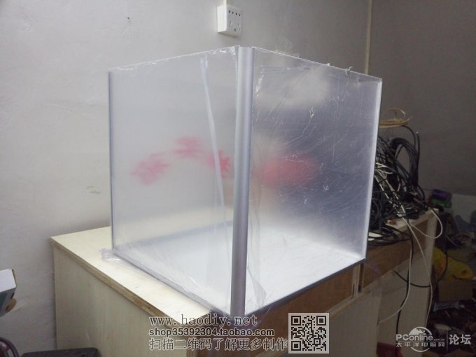 点击查看原图 还怕贴手机膜进尘?DIY无尘空间!