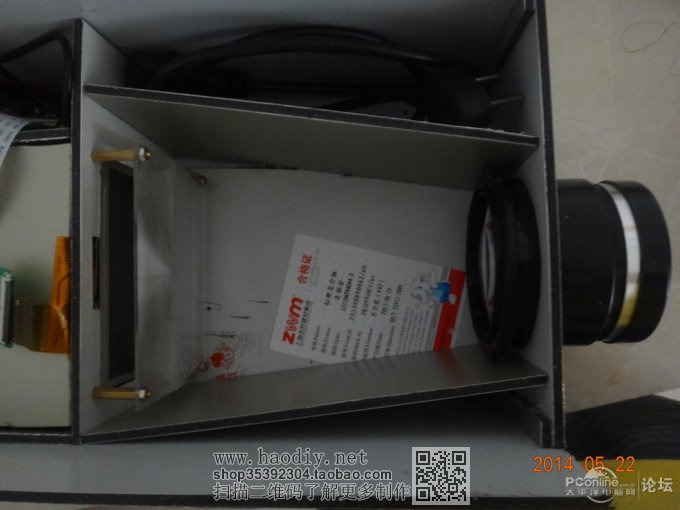 点击查看原图 自制投影仪教程:历时一个月,现在天天可以天天在家看电影。自制