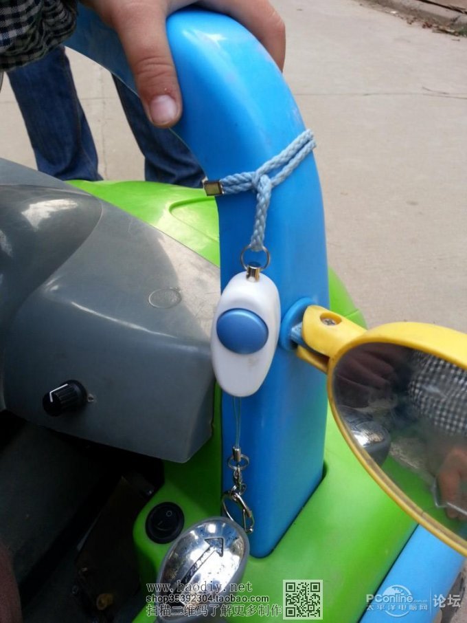 点击查看原图  终极改造,儿童电动车,小朋友车技要从小培养~~