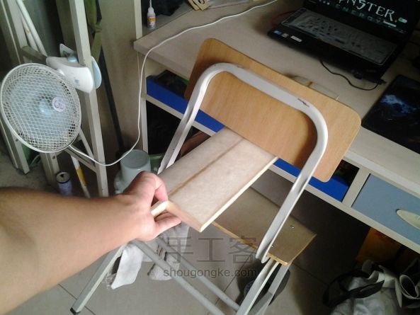 自主设计便携式1.3m翼展固定翼飞机Airwalker DIY创意手工