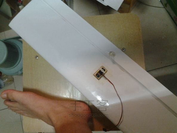 自主设计便携式1.3m翼展固定翼飞机Airwalker DIY创意手工