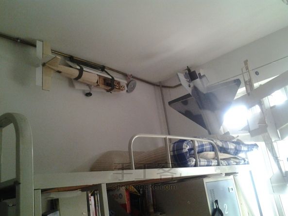 自主设计便携式1.3m翼展固定翼飞机Airwalker DIY创意手工