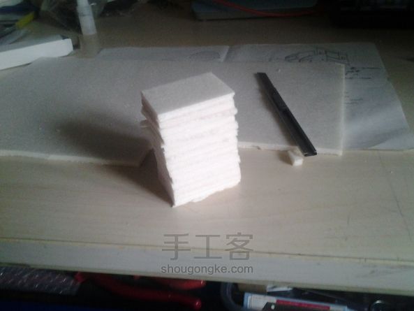 自主设计便携式1.3m翼展固定翼飞机Airwalker DIY创意手工