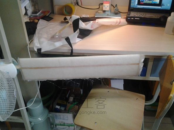 自主设计便携式1.3m翼展固定翼飞机Airwalker DIY创意手工