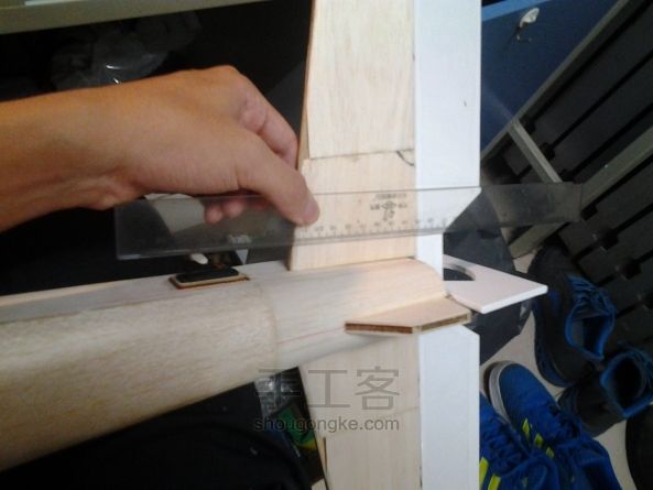 自主设计便携式1.3m翼展固定翼飞机Airwalker DIY创意手工