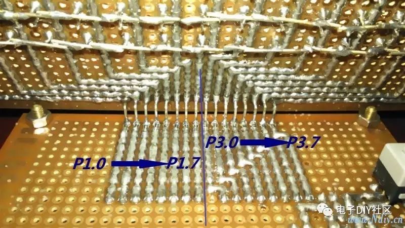 百分百成功 纯手工制作8*16点阵屏 左移屏效果