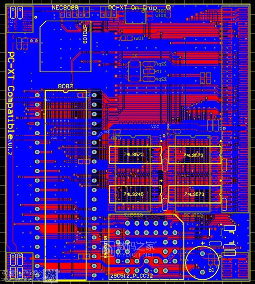 制作8088 CPU卡片电脑,只有银行卡大小的IBM PC兼容机! 制作8088 CPU卡片电脑,只有银行卡大小的IBM PC兼容机!