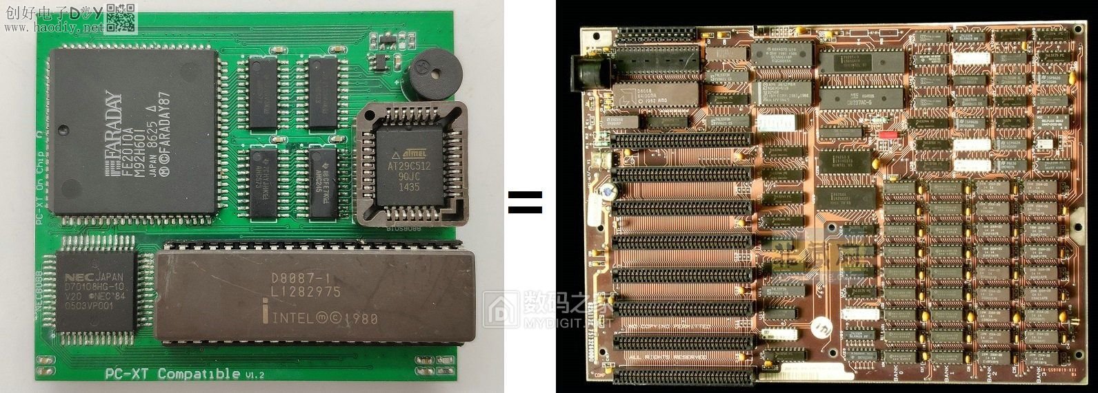 制作8088 CPU卡片电脑,只有银行卡大小的IBM PC兼容机! 制作8088 CPU卡片电脑,只有银行卡大小的IBM PC兼容机!