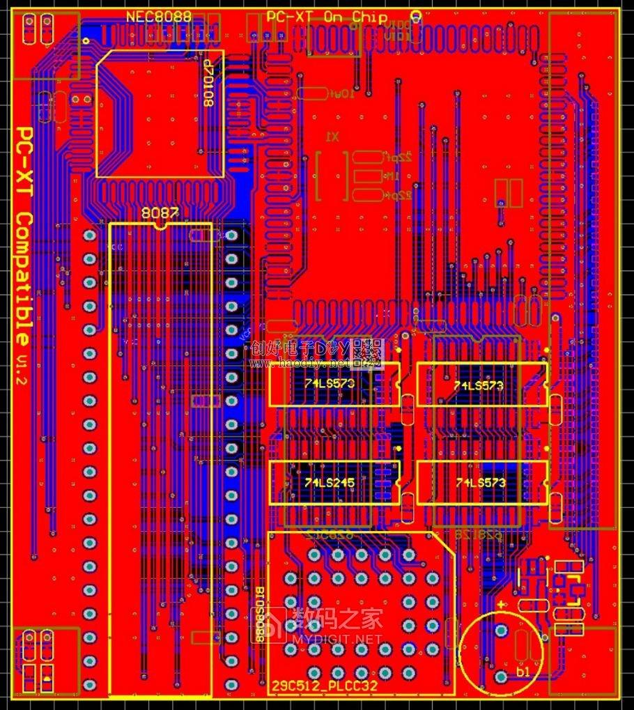 制作8088 CPU卡片电脑,只有银行卡大小的IBM PC兼容机! 制作8088 CPU卡片电脑,只有银行卡大小的IBM PC兼容机!