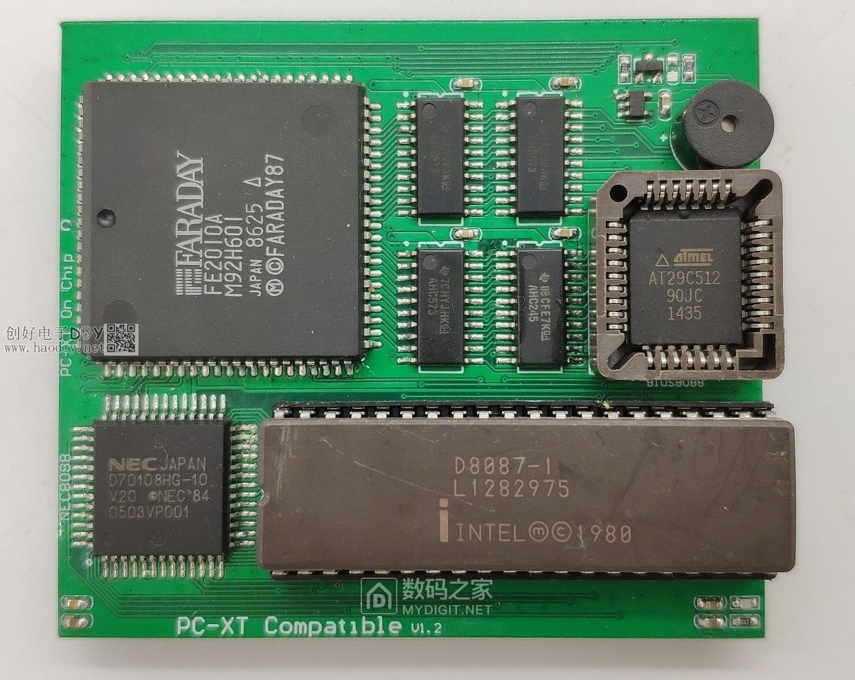 制作8088 CPU卡片电脑,只有银行卡大小的IBM PC兼容机! 制作8088 CPU卡片电脑,只有银行卡大小的IBM PC兼容机!